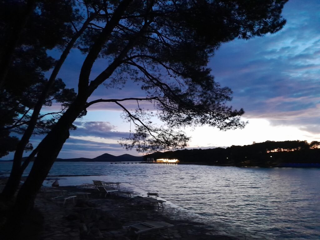 Croatia and Dalmatian Coast Crvena Luka Hotel and Resort in the evening