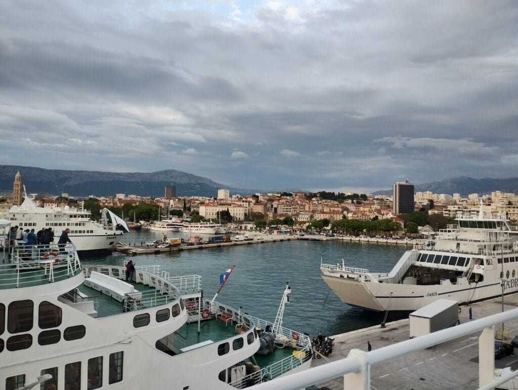 The Split to Italy ferry